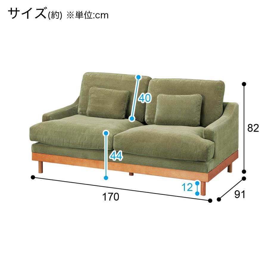 ニトリ ソファー ソファ 2人掛け 布張りソファ(LB03 GR ニトリ ソファー ソファ 2人掛け 布張りソファ(LB03 GR