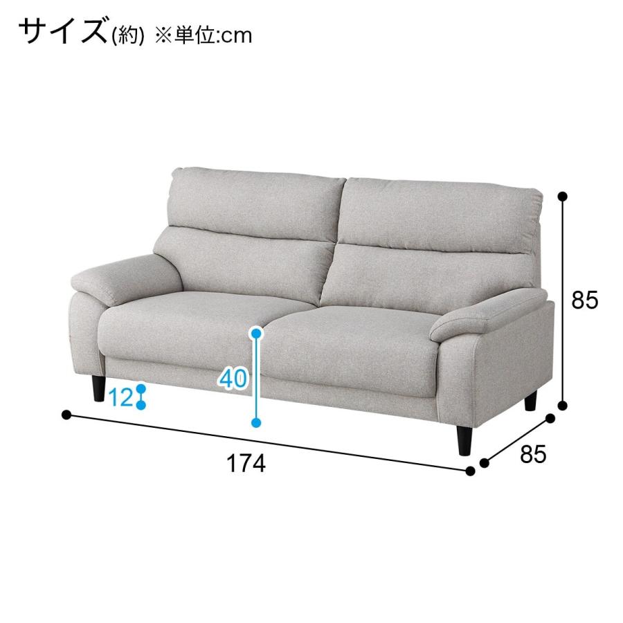ニトリ 3人掛け布張りソファ(MK02 KD LGY) : ニトリ Yahoo!店 ニトリ 3人掛け布張りソファ(MK02 KD LGY) : ニトリ Yahoo!店
