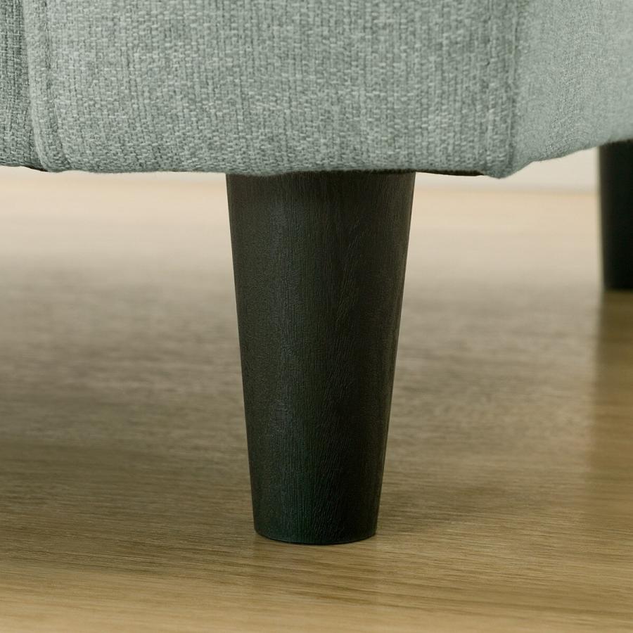 きょうこ商品】ニトリ 2人掛け 布張りソファ グリーン きょうこ