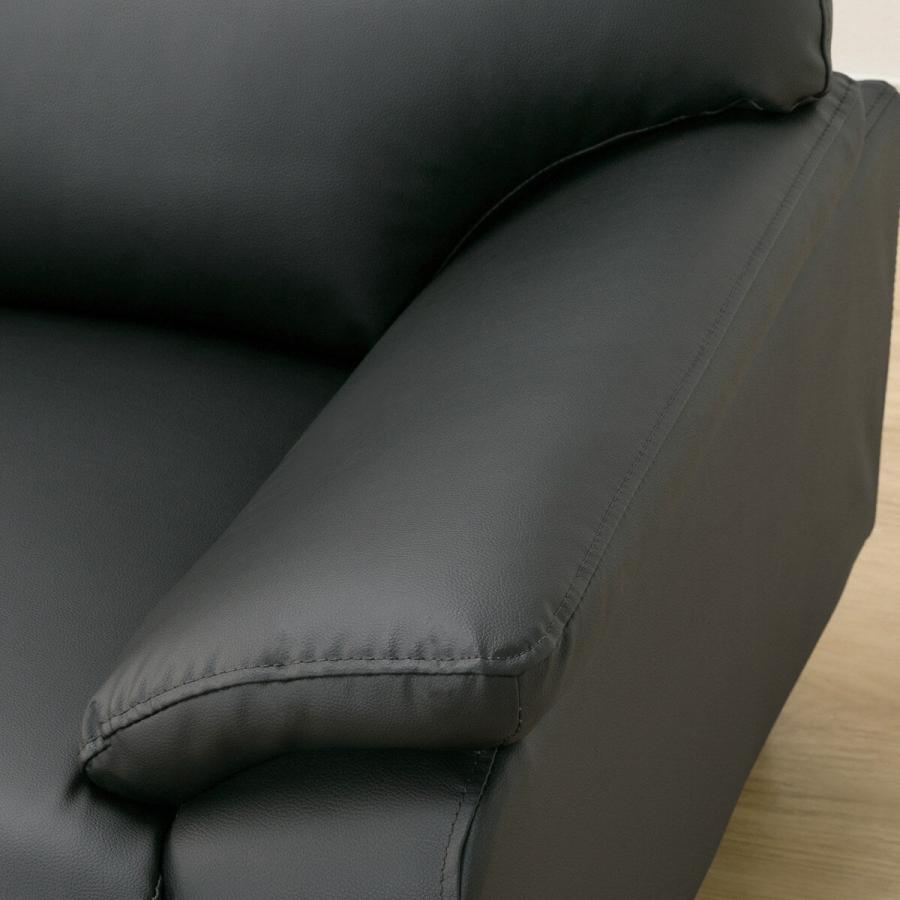 ニトリ（NITORI） ソファー ソファ 傷・汚れに強い合成皮革 3人掛け