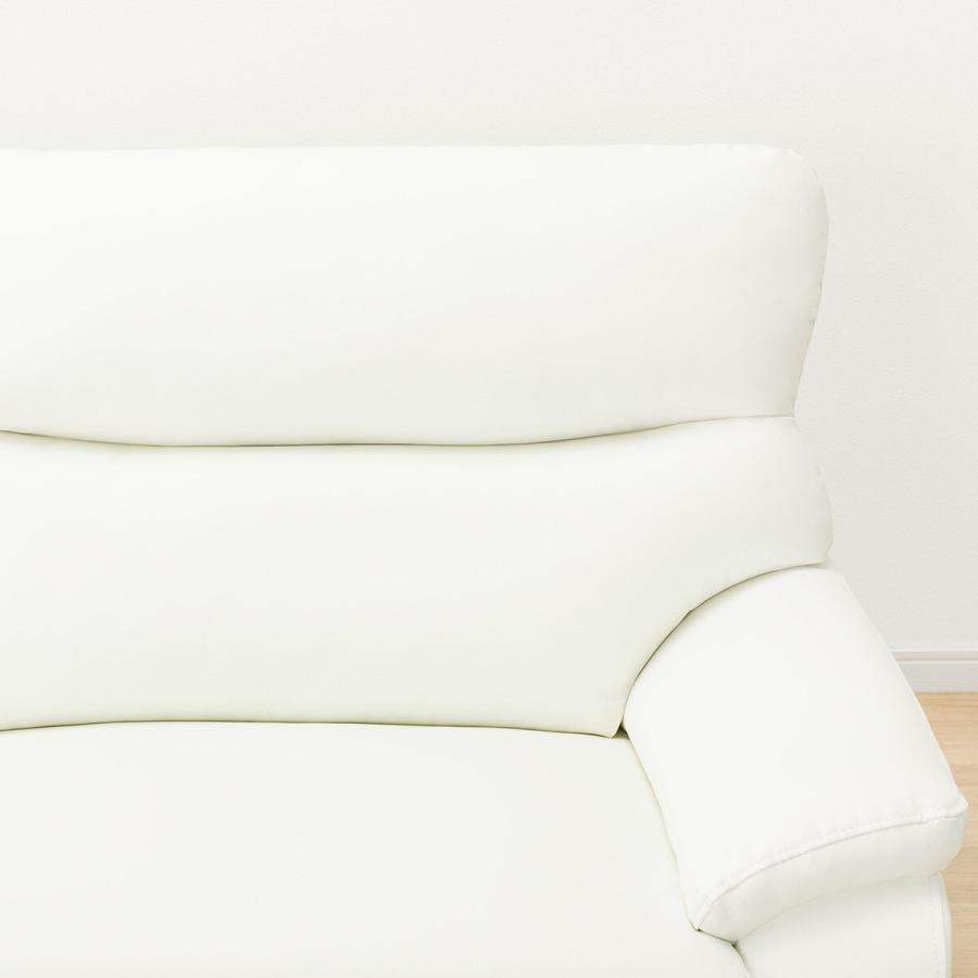 ニトリ（NITORI） ソファー ソファ 傷・汚れに強い合成皮革 3人掛け