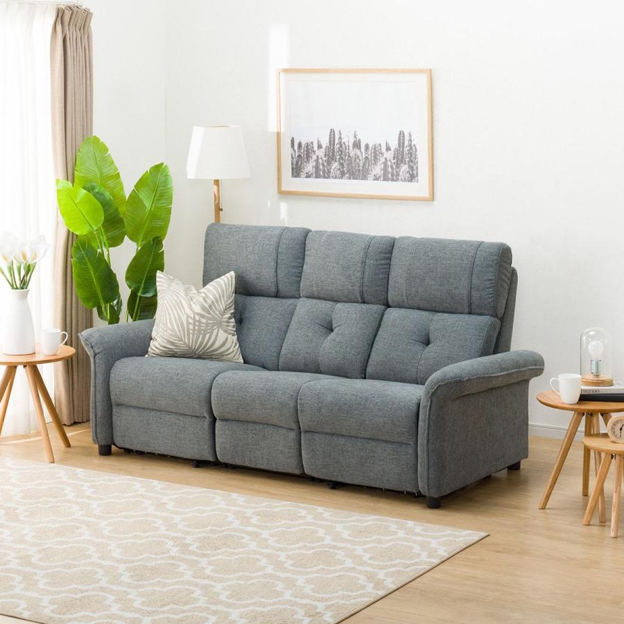 ニトリ 3人用リクライニングソファ Nピュール