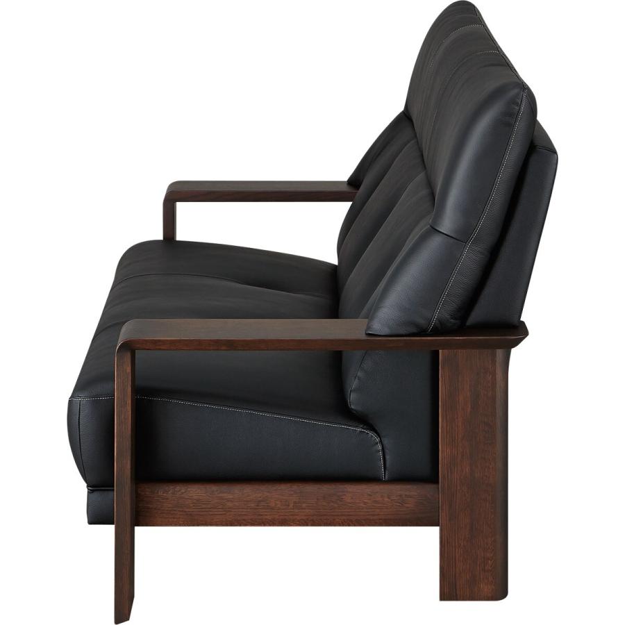 ニトリ ソファー ソファ 3人掛けソファ (ダンテ2W15403K BK554