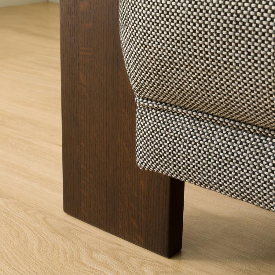 ニトリ　モダン2人掛けソファ ブラック nitori-net_1155712