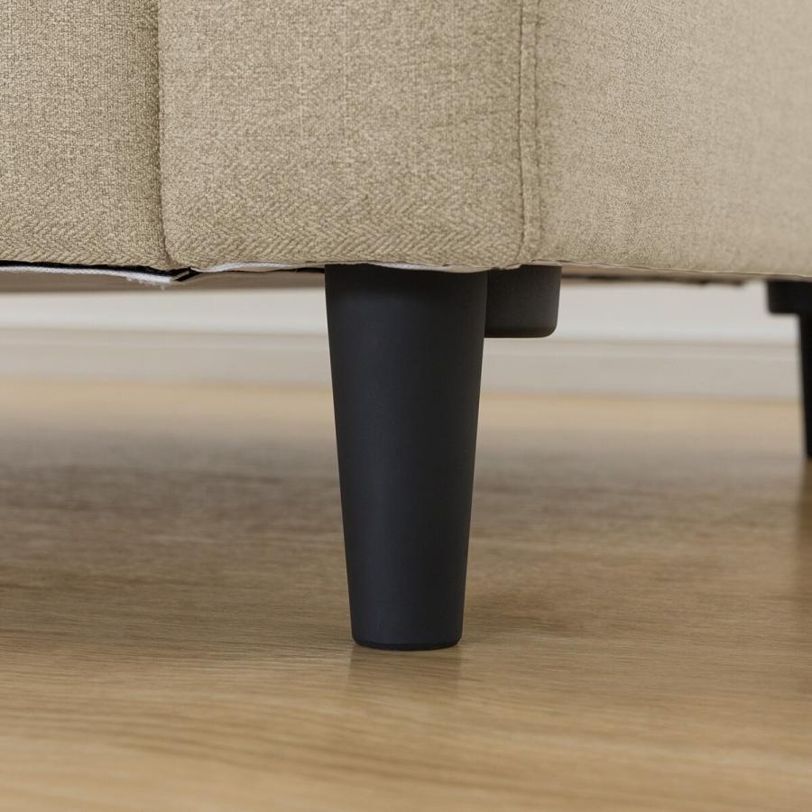 ソファ用ヘッドレスト(ニトリ・グレー・ Nシールド加工)　2個 ニトリ 傷・汚れに強い布張りカウチソファ ヘッドレスト付き