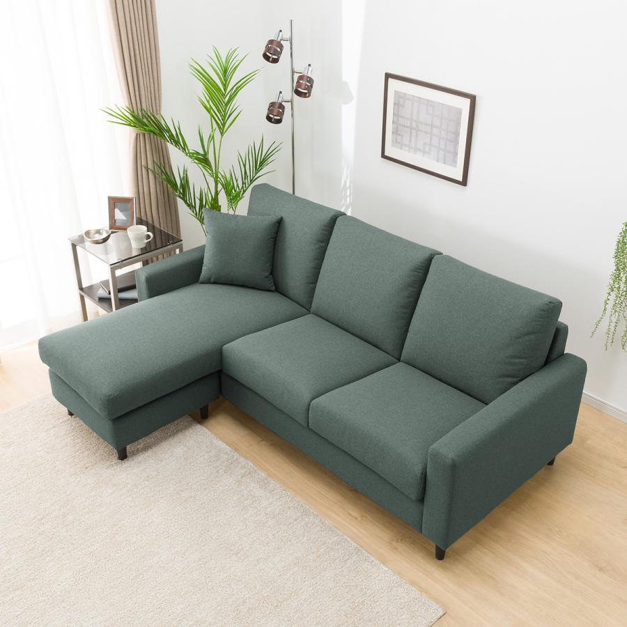 ニトリ（NITORI） 布張りカウチソファ(CS02 H DGR) : ニトリ Yahoo!店