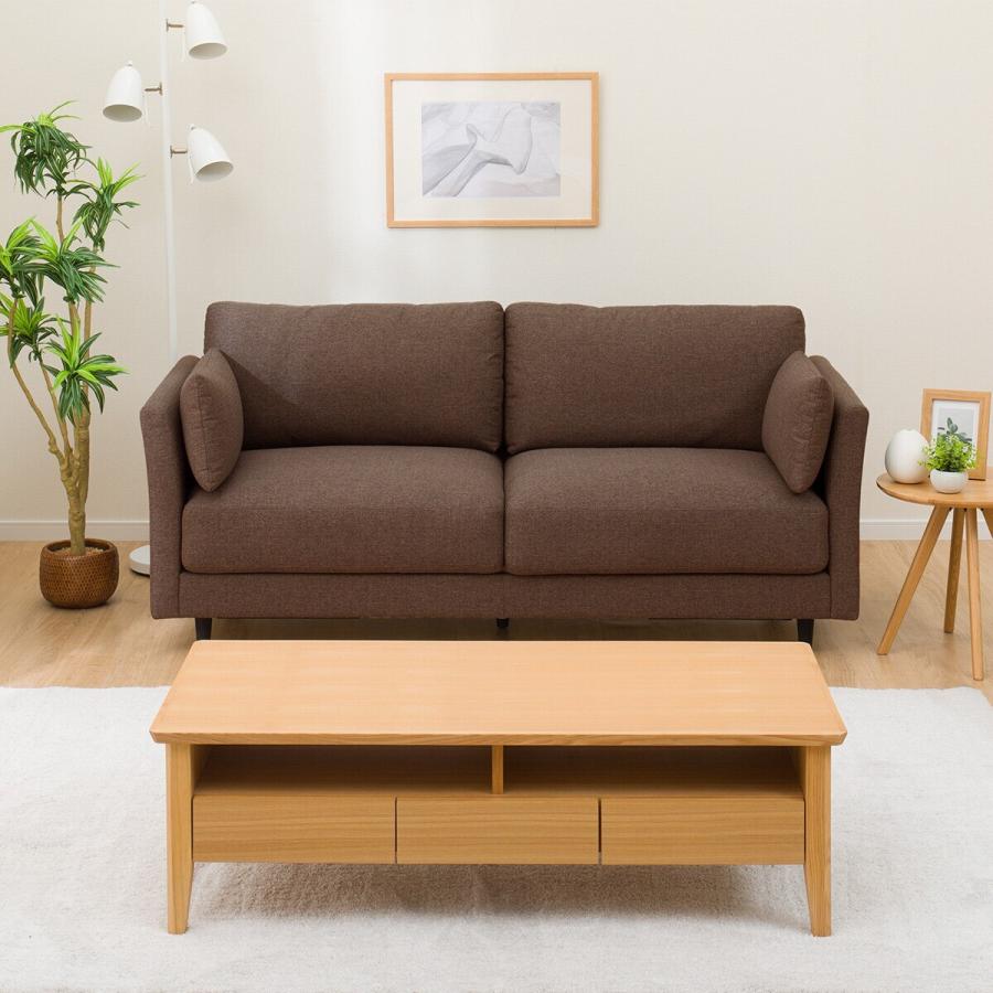 ニトリ ソファー ソファ 3人掛け 布張りソファ(CS01 H-DBR ニトリ ソファー ソファ 3人掛け 布張りソファ(CS01 H-DBR