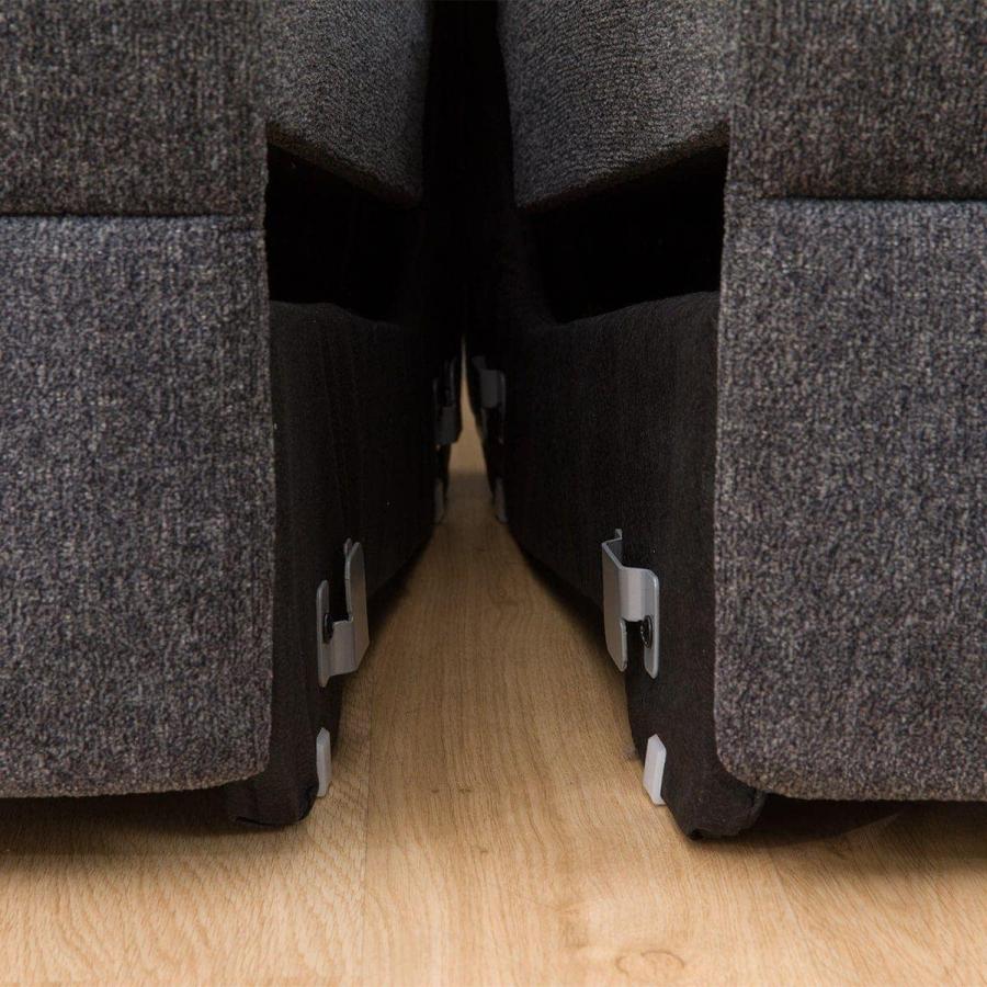 ニトリ 3人掛け電動布張りリクライニングソファ(KK6133 DGY