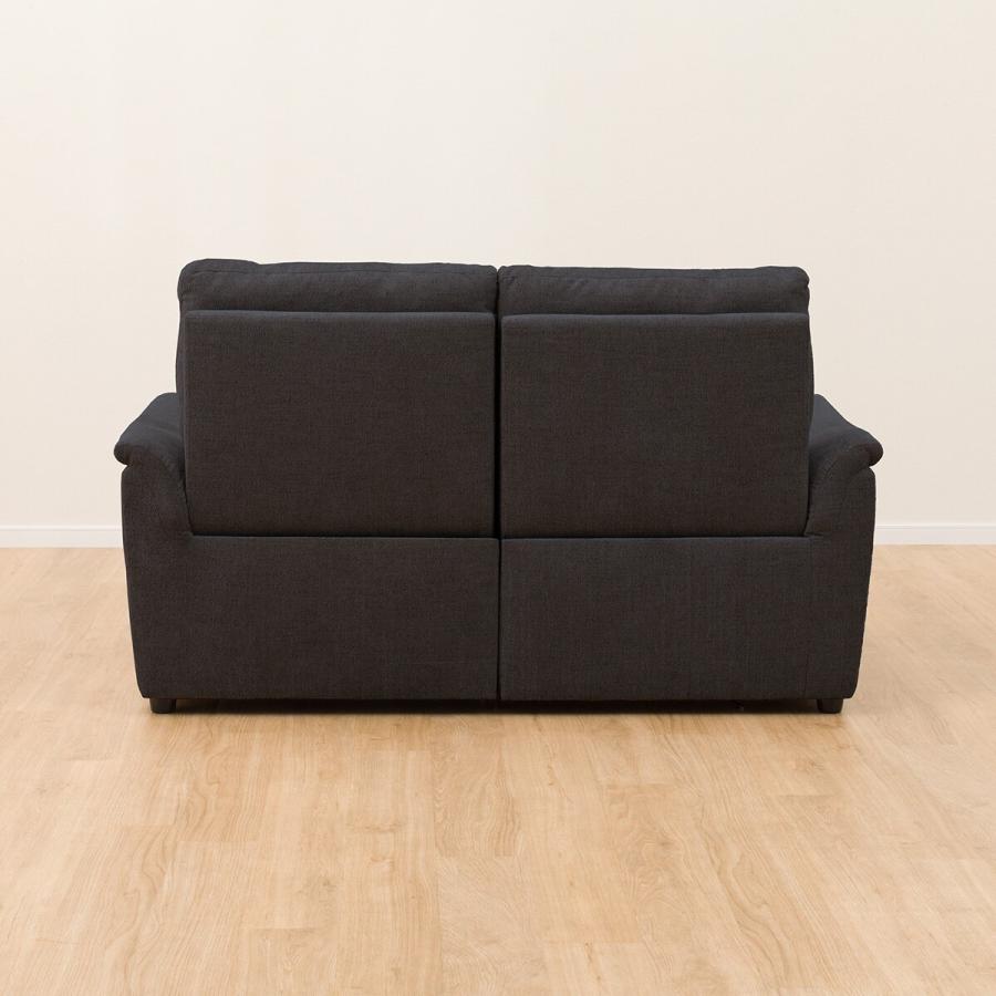 ニトリ　2人掛け電動布張りリクライニングソファ ニトリ 2人掛け電動布張りリクライニングソファ(KK6133 DGY