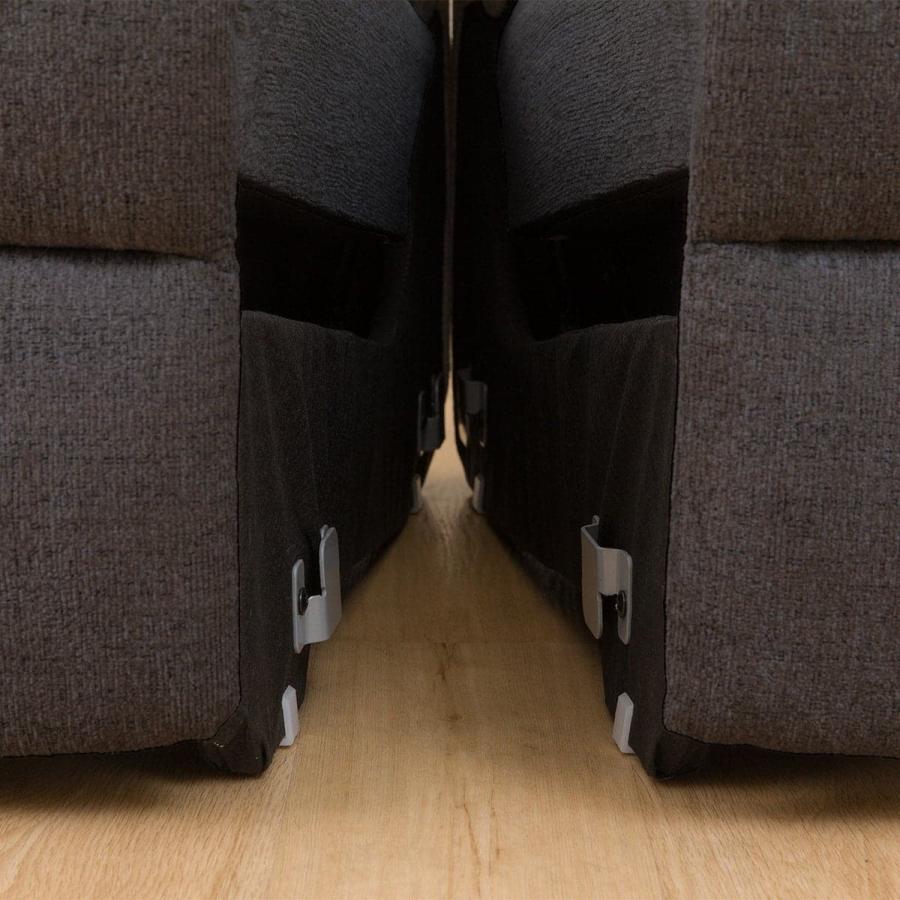 ニトリ 2人掛け電動布張りリクライニングソファ(KK6133 DGY