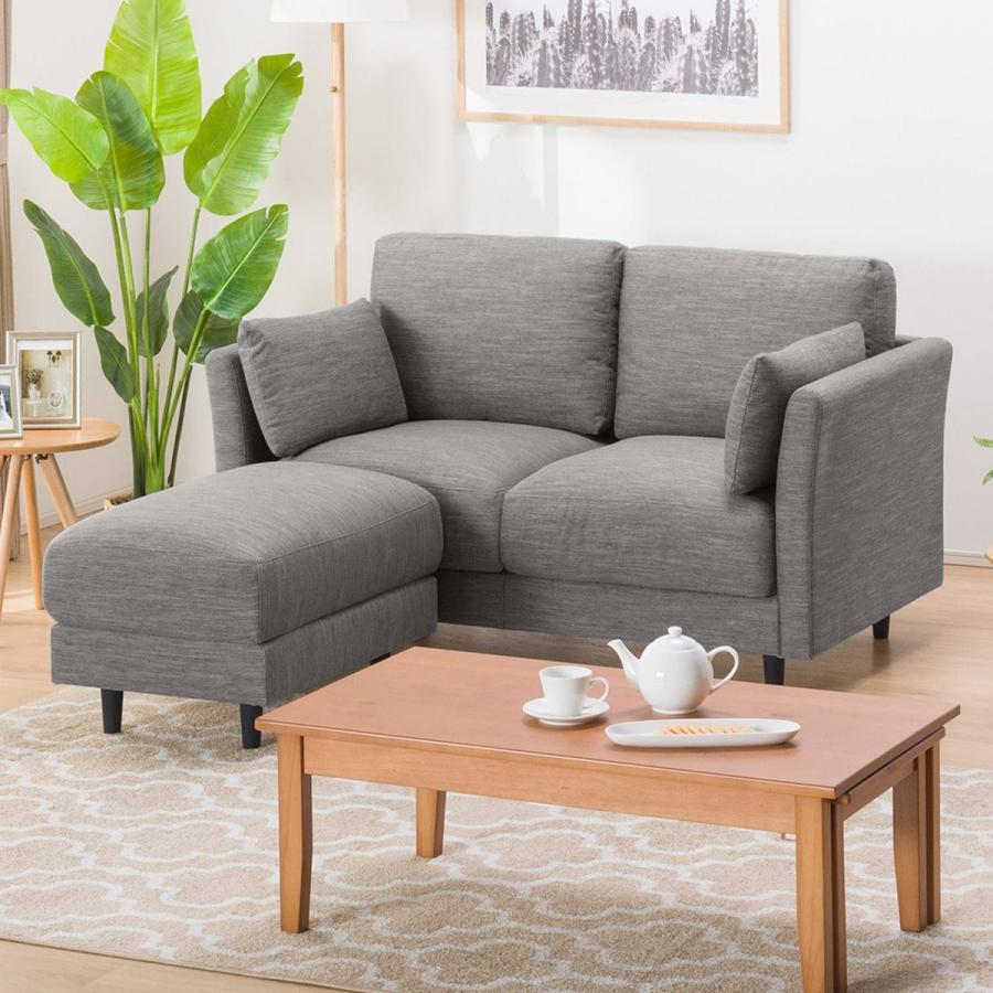 2人掛けソファ(CA10Nシールド布DR-GY) ニトリ :1158063:ニトリ Yahoo