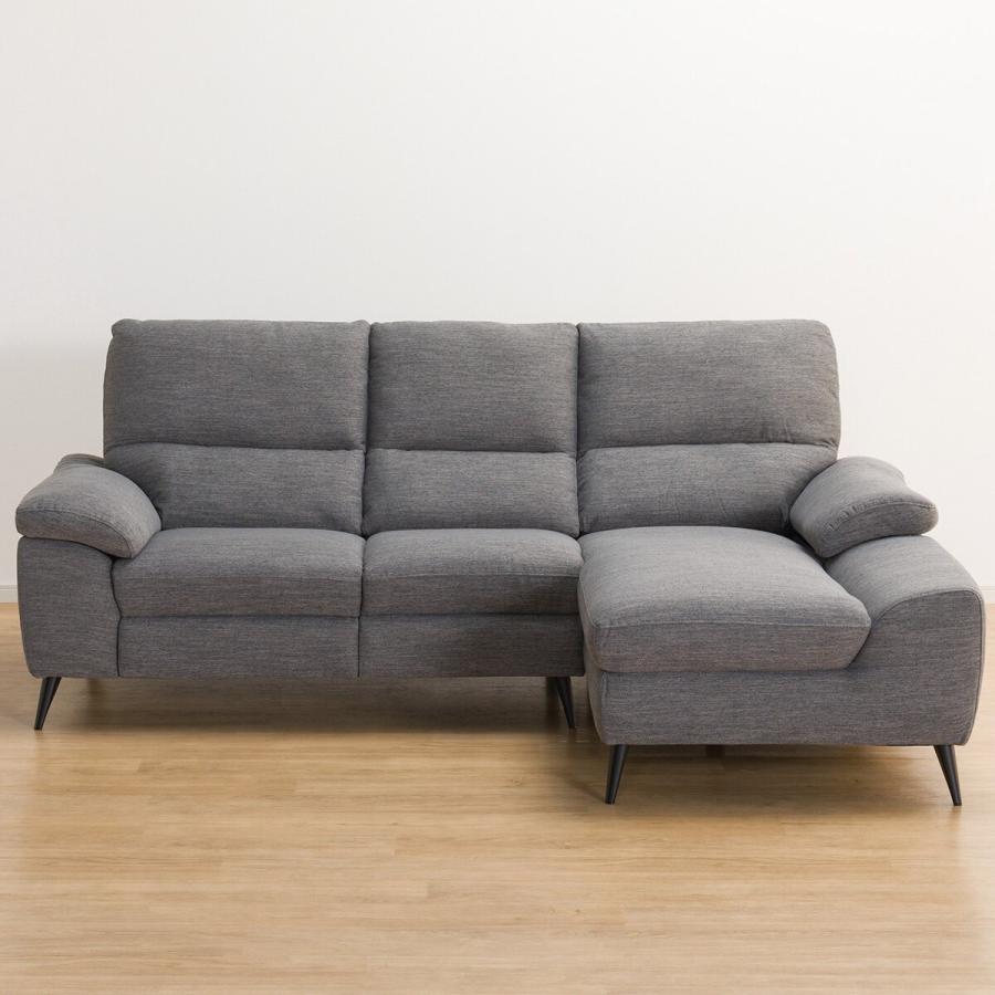 ニトリ ソファー ソファ 布張りカウチソファ(LB033LC DR-GY) 3人 ニトリ ソファー ソファ 布張りカウチソファ(LB033LC DR-GY) 3人