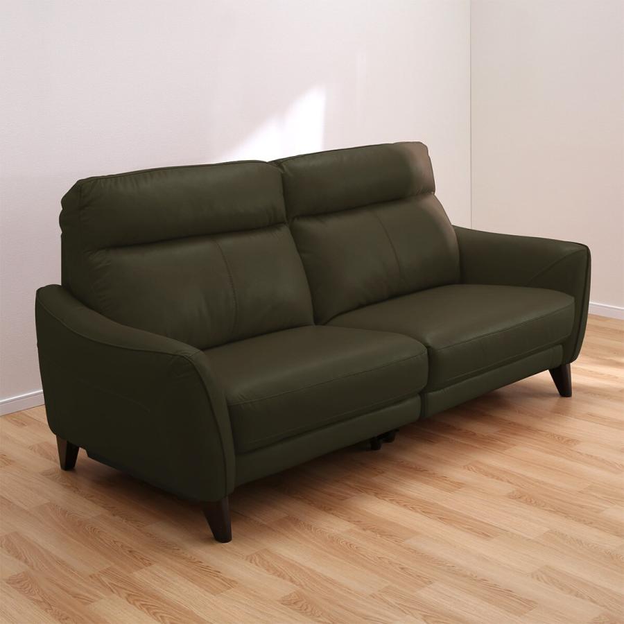 ニトリ ソファー ソファ 3人掛け 左電動リクライニングソファ