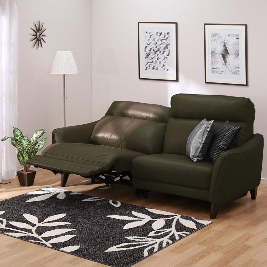 ニトリ（NITORI） ソファー ソファ 3人掛け 右電動リクライニング