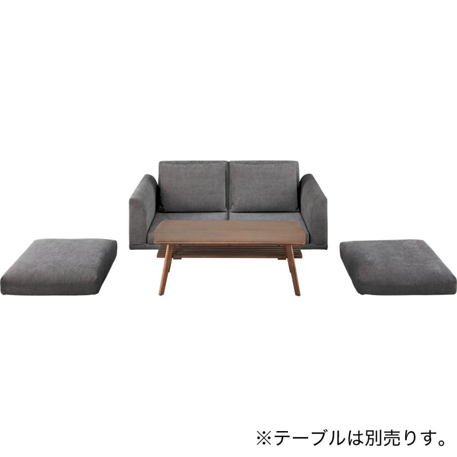 ニトリ ソファー ソファ 2人掛け 布張りローソファ(HM04 DGY) : ニトリ 