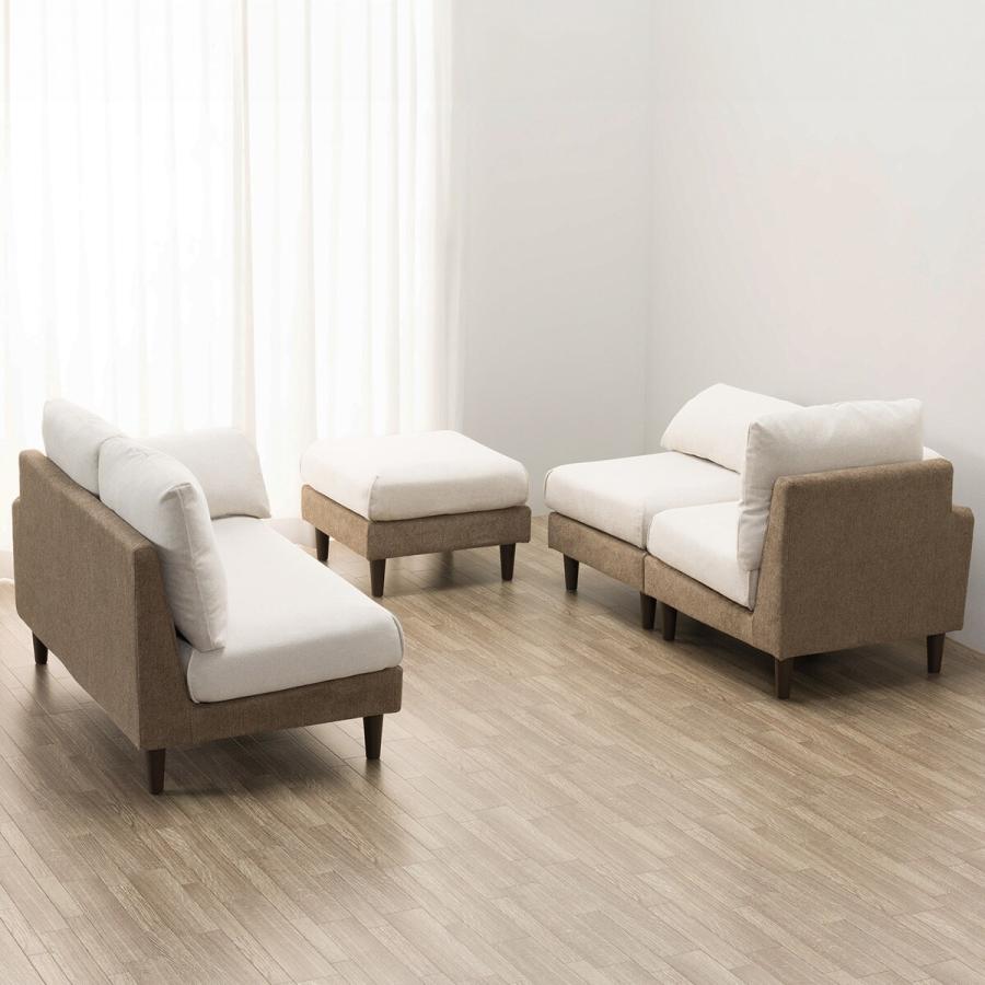 ニトリ（NITORI） ソファー ソファ コーナーソファ4点セット(XL07 BE