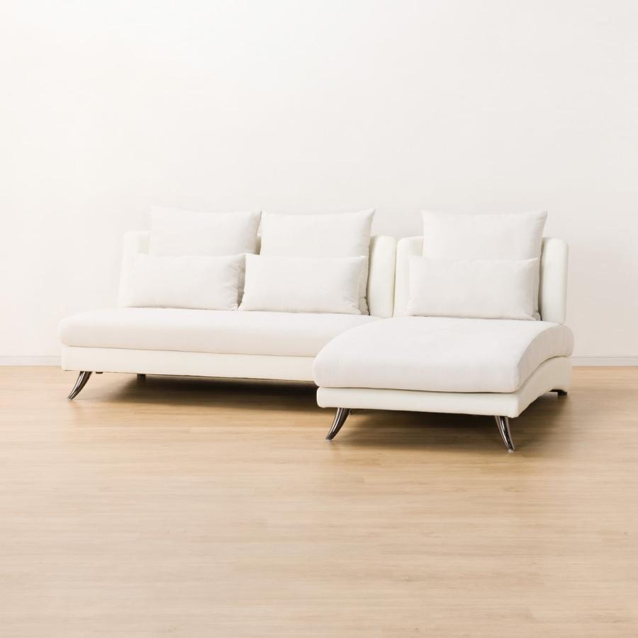 ニトリ（NITORI） ソファー ソファ 布張りカウチソファ(ポーション2KD