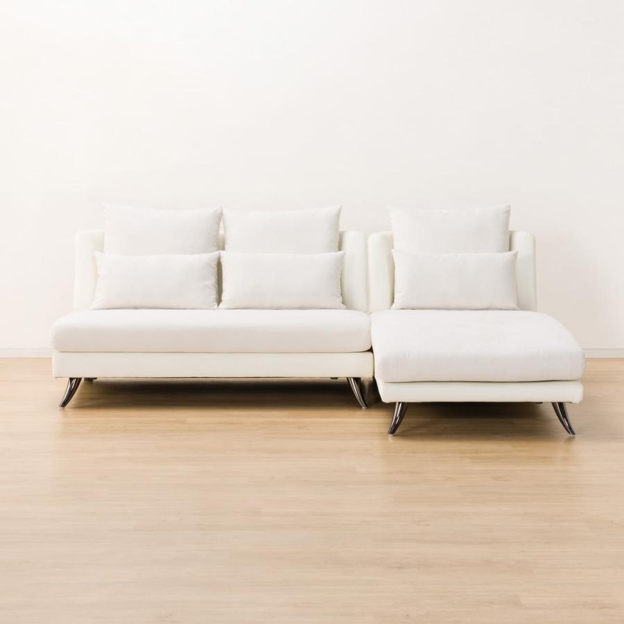 ニトリ（NITORI） ソファー ソファ 布張りカウチソファ(ポーション2KD