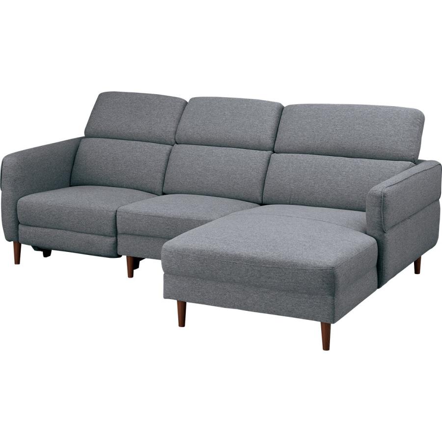 ニトリ（NITORI） 電動布張りカウチソファ(KK026LC DGY) 限定価格：1/5