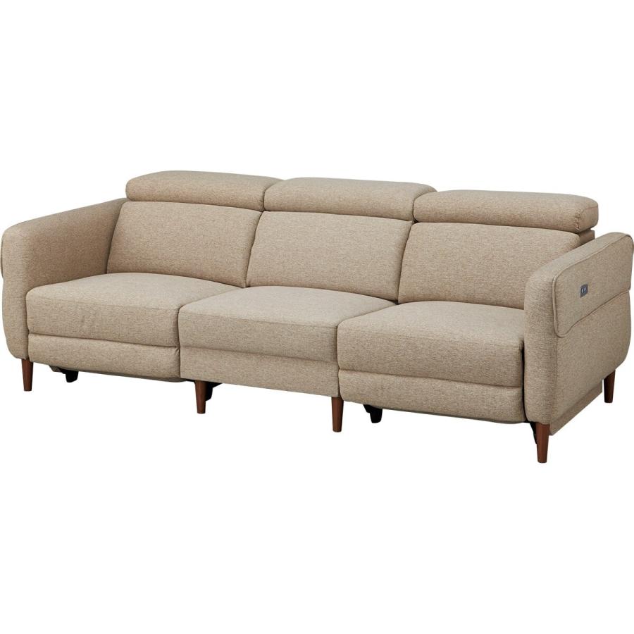 3人掛け電動布張りリクライニングソファ ニトリ ソファー ソファ 3人掛け 電動布張りリクライニング