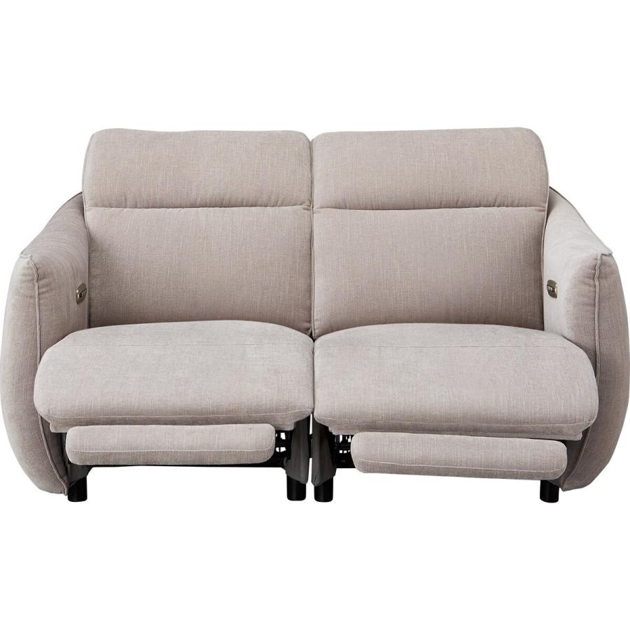 ニトリ（NITORI） 2人掛け電動布張りリクライニングソファ(LE09 2M BE