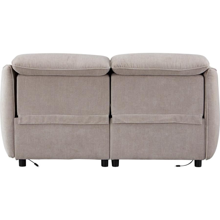 ニトリ（NITORI） 2人掛け電動布張りリクライニングソファ(LE09 2M BE