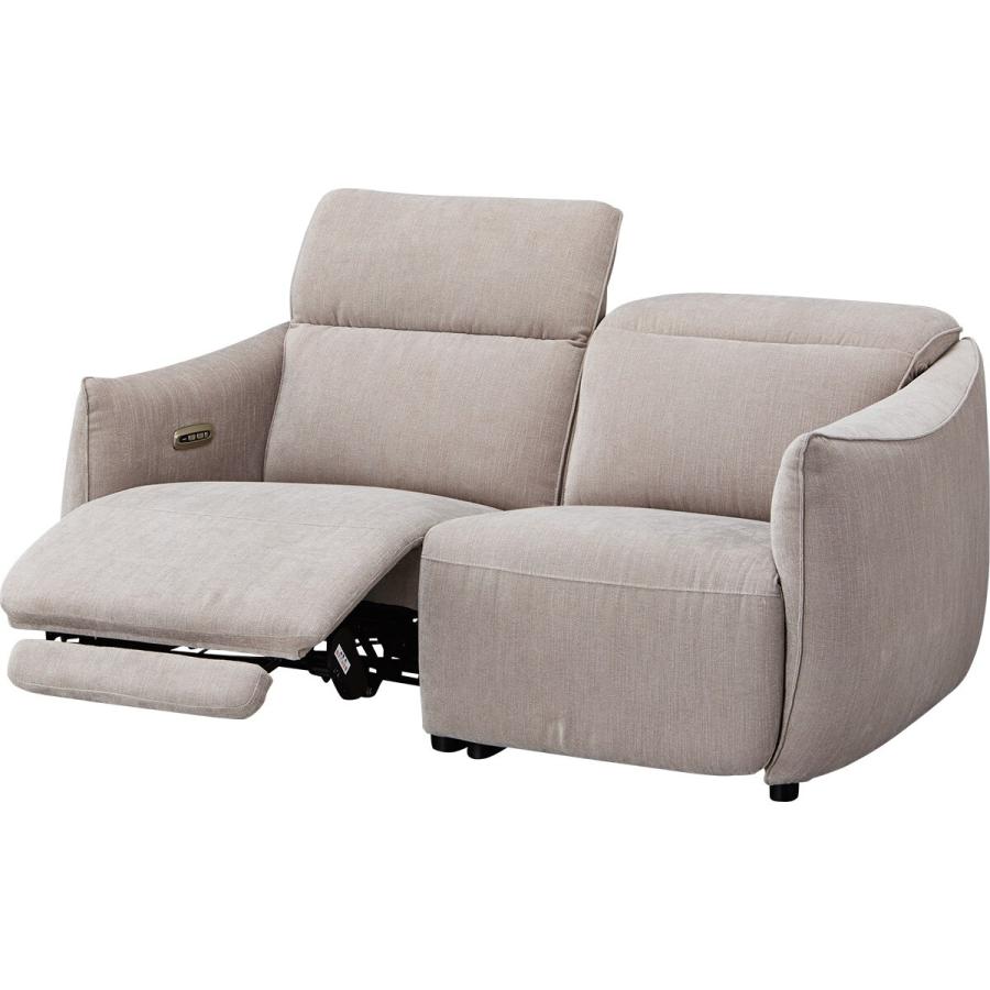 ニトリ（NITORI） 2人掛け電動布張りリクライニングソファ(LE09 2M BE