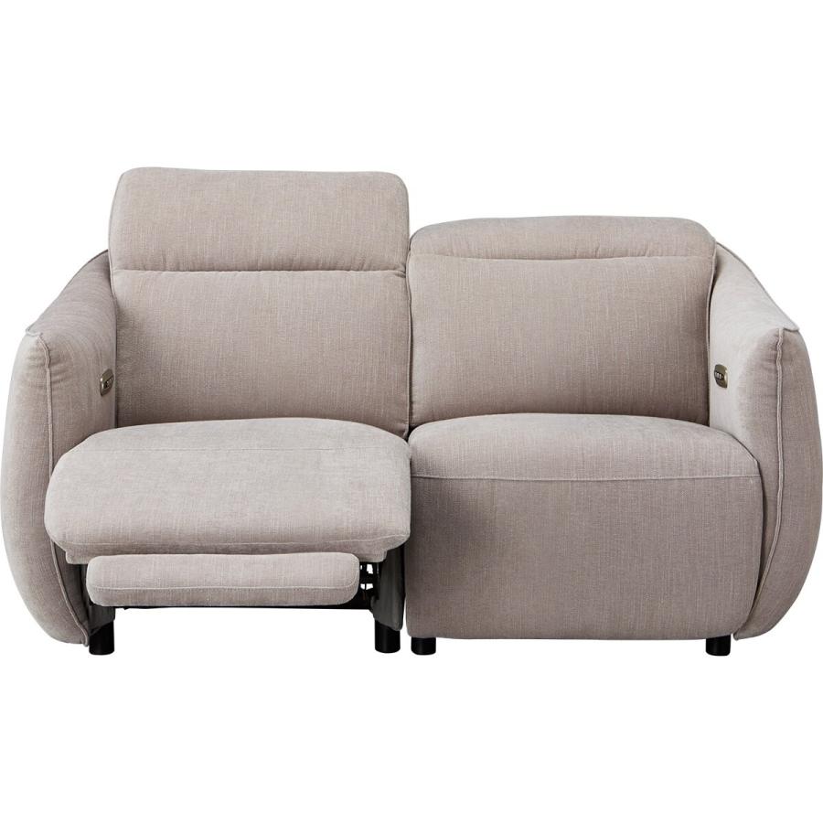 ニトリ（NITORI） 2人掛け電動布張りリクライニングソファ(LE09 2M BE