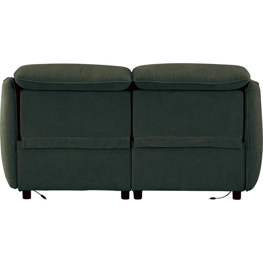 ニトリ（NITORI） 2人掛け電動布張りリクライニングソファ(LE09 2M YGR