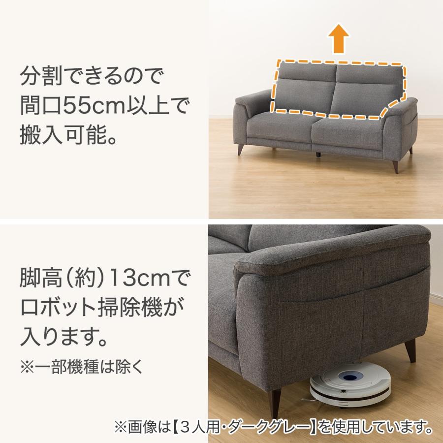 ニトリ ソファー ソファ 2人掛け 布張りソファ(LB07 DGY ニトリ ソファー ソファ 2人掛け 布張りソファ(LB07 DGY