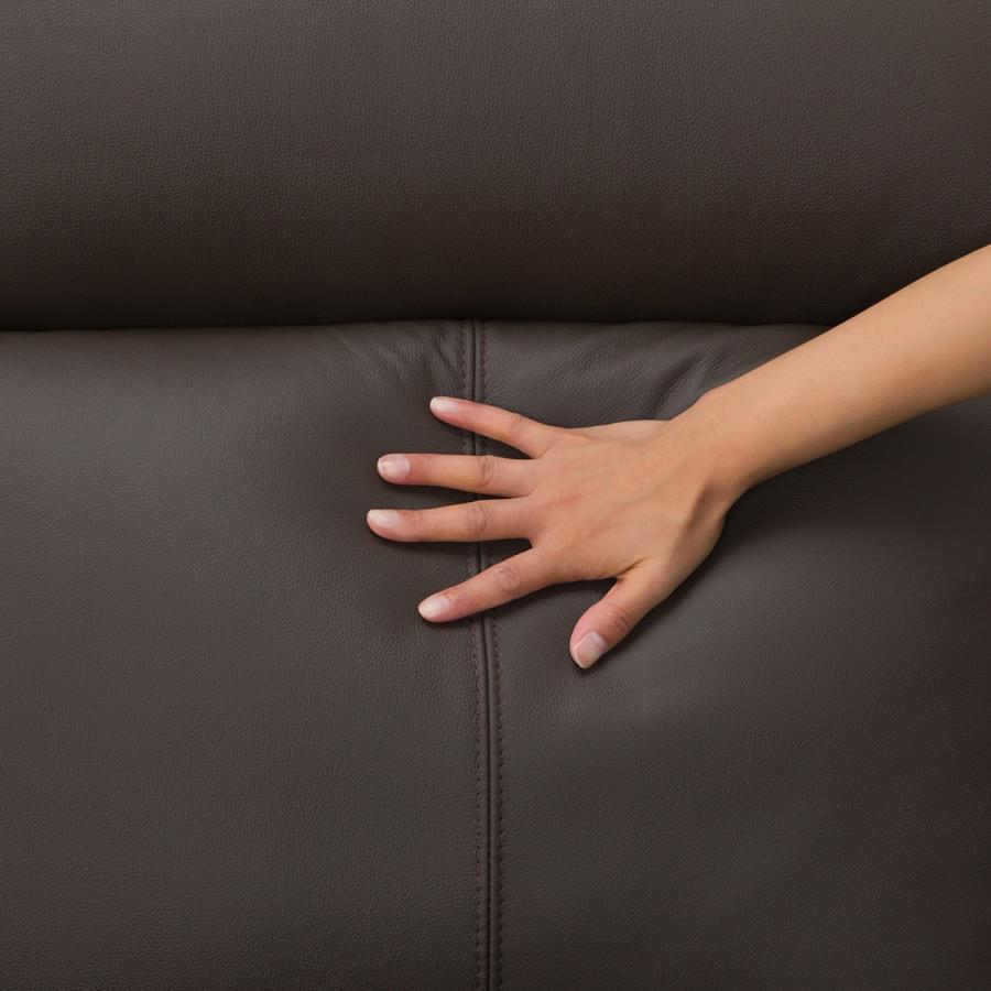 ニトリ（NITORI） 2人掛けソファ(LB07 革 DBR) 限定価格：1/5迄