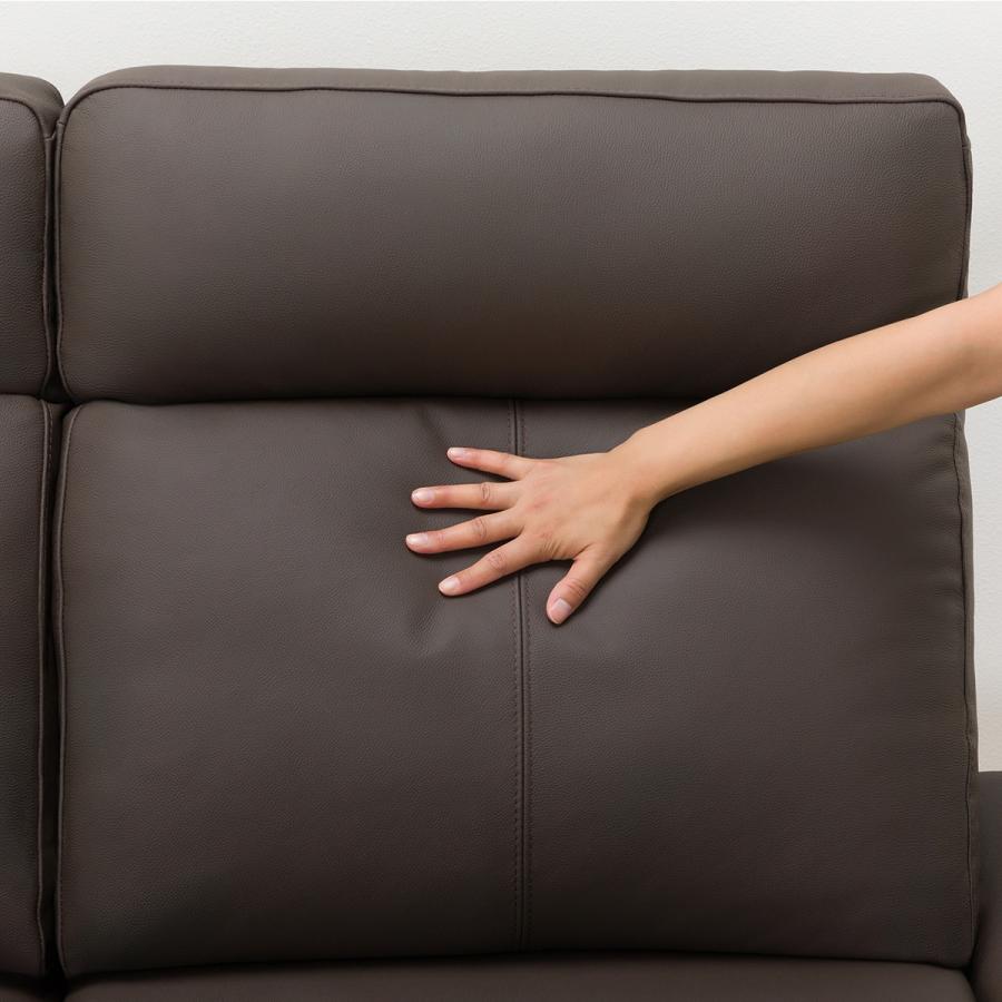 ニトリ（NITORI） コーナーソファ(LB07 革 LC DBR) : ニトリ Yahoo!店