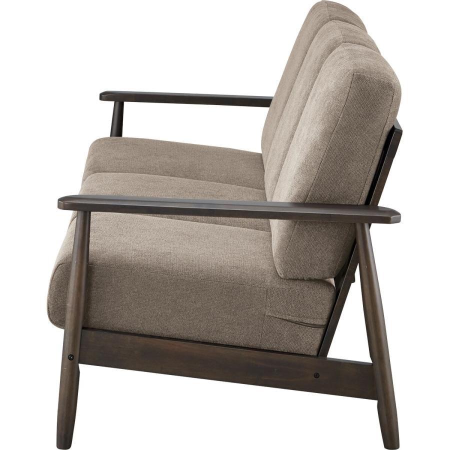 ニトリ ソファー ソファ 3人掛け 布張りソファ(IG01 MO/DBR