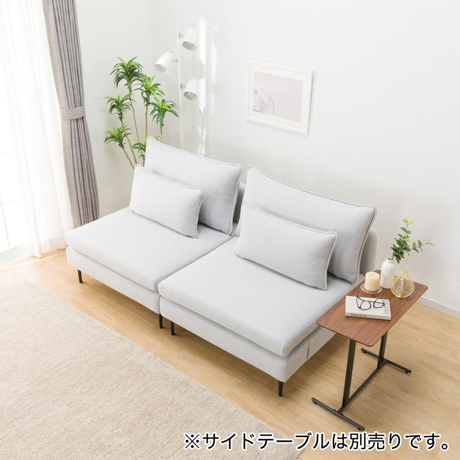 ニトリ 広い座面のゆったりソファ 肘なし (MS01 1人掛け2点 ニトリ 広い座面のゆったりソファ 肘なし (MS01 1人掛け2点