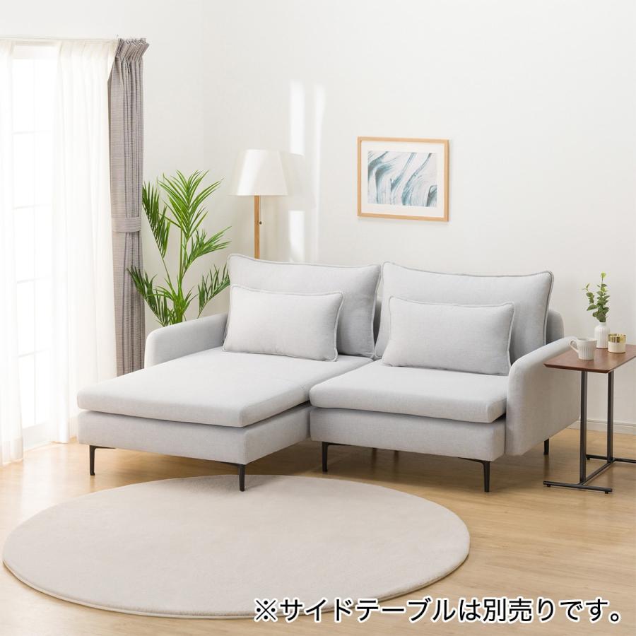 ニトリ 広い座面のゆったりカウチソファ 肘あり(1P/シェーズ ニトリ 広い座面のゆったりカウチソファ 肘あり(1P/シェーズ