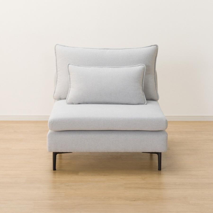 ニトリ 広い座面のゆったりソファ(MS01 1人掛け 肘なし N