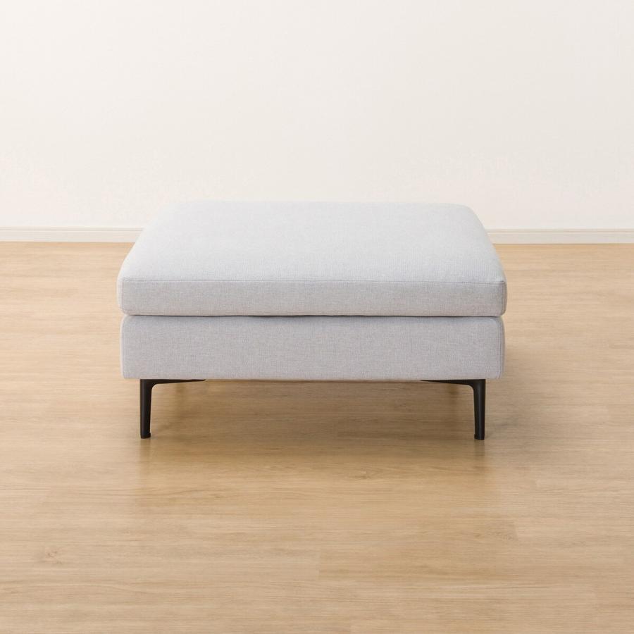 ニトリ　ソファ　スツール　Nシールド　ファン　オットマン 幅56cm]スツール(Nシールド ファン BK) 【1年保証】 オットマン