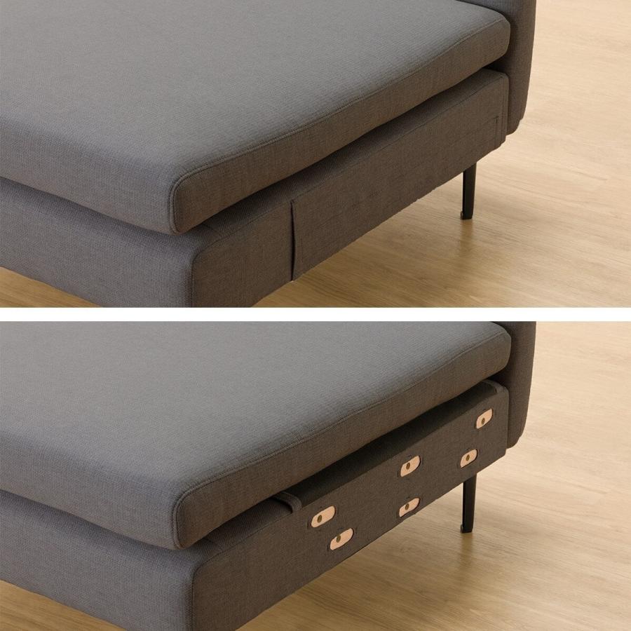 ニトリ 広い座面のゆったりソファ(MS01 4人掛け 3P/1Pセット 肘