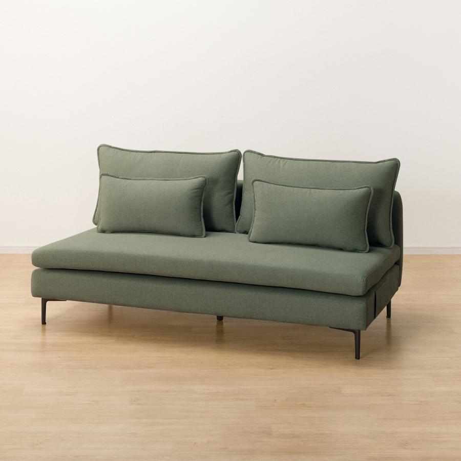 ニトリ広い座面のゆったりソファNシールド3人掛け肘なしMS01 広い座面のゆったりソファ(MS01 3人掛け 肘あり Nシールド MGY