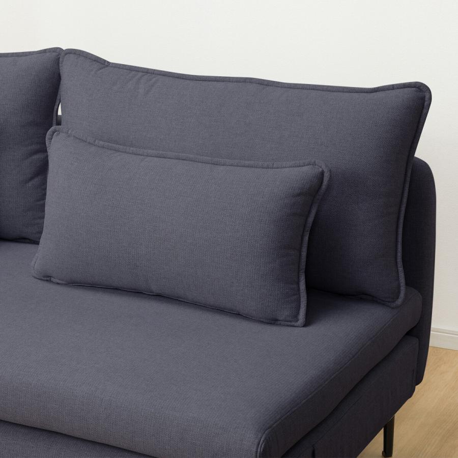 広い座面のゆったりソファ(MS01 3人掛け 肘なし Nシールド DBL) ニトリ