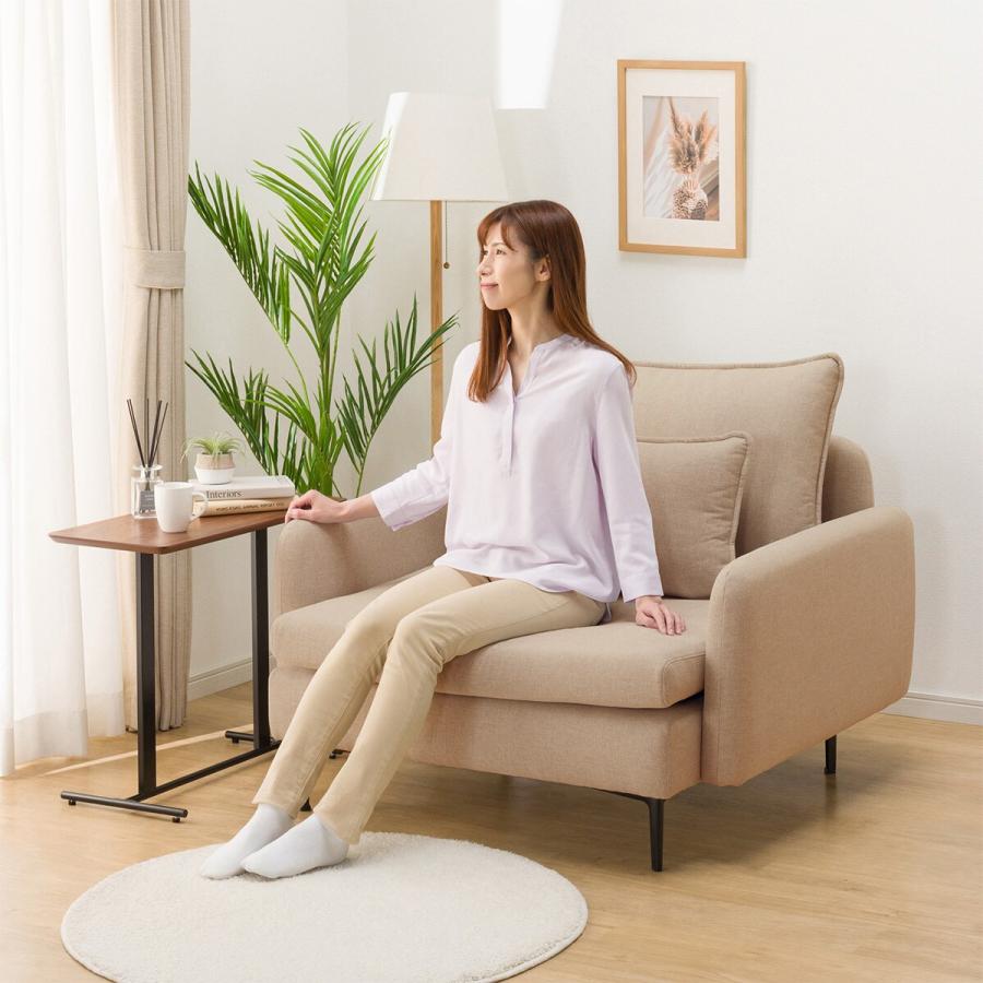 ニトリＮシールドファブリック広い座面のゆったりソファシリーズ　スツール MS01 傷・汚れに強い 広い座面のゆったりソファ スツール 布張りタイプ