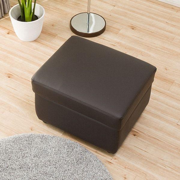 ソファスツール(Nシールド ファン DBR) ニトリ 『玄関先迄納品』 『1年 ...