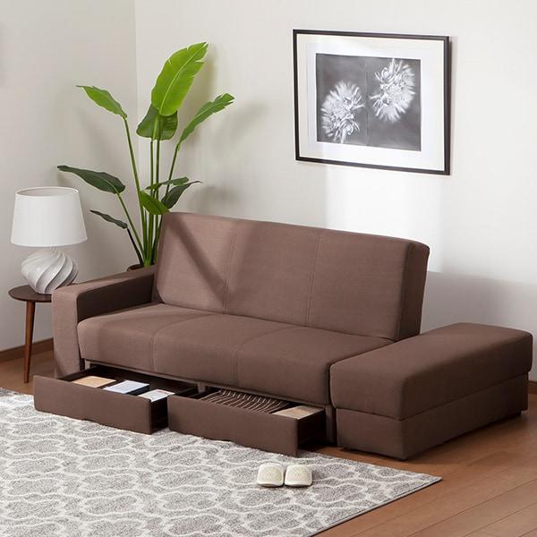 ソファーベッド ソファベッド 収納付き タキノウ3 Dbr ニトリ 配送員設置 5年保証 ニトリ Yahoo 店 通販 Yahoo ショッピング