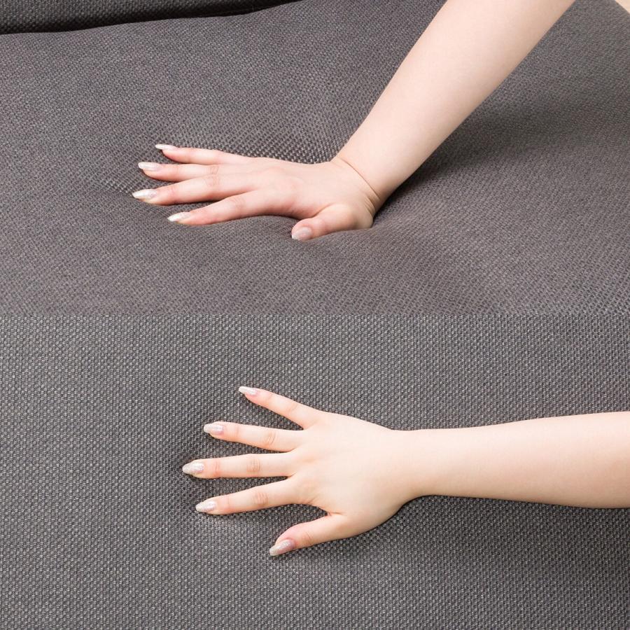 ニトリ（NITORI） 1人掛けコンパクトソファベッド 布張りタイプ