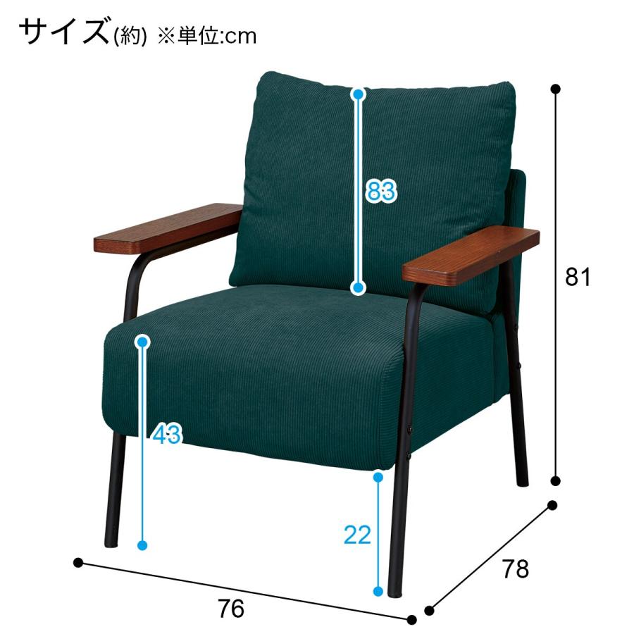 ニトリ（NITORI） ソファー ソファ コーデュロイ生地のコンパクト