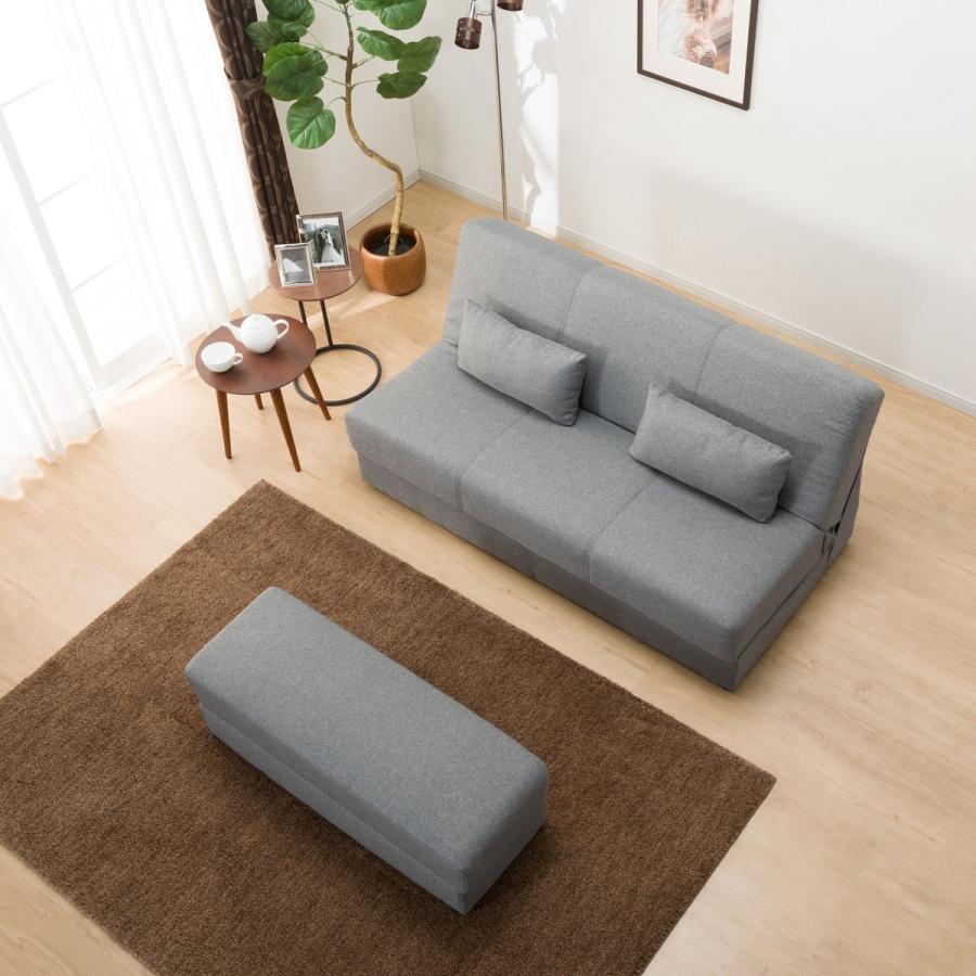 ニトリ 収納付きソファベッド ( メーベル GY) 布 2人掛け ニトリ 収納付きソファベッド ( メーベル GY) 布 2人掛け