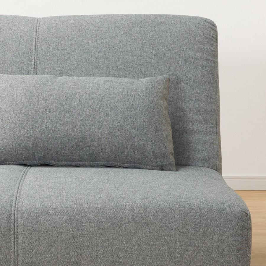 ニトリ（NITORI） 収納付きソファベッド (メーベル2P/ボルスター GY