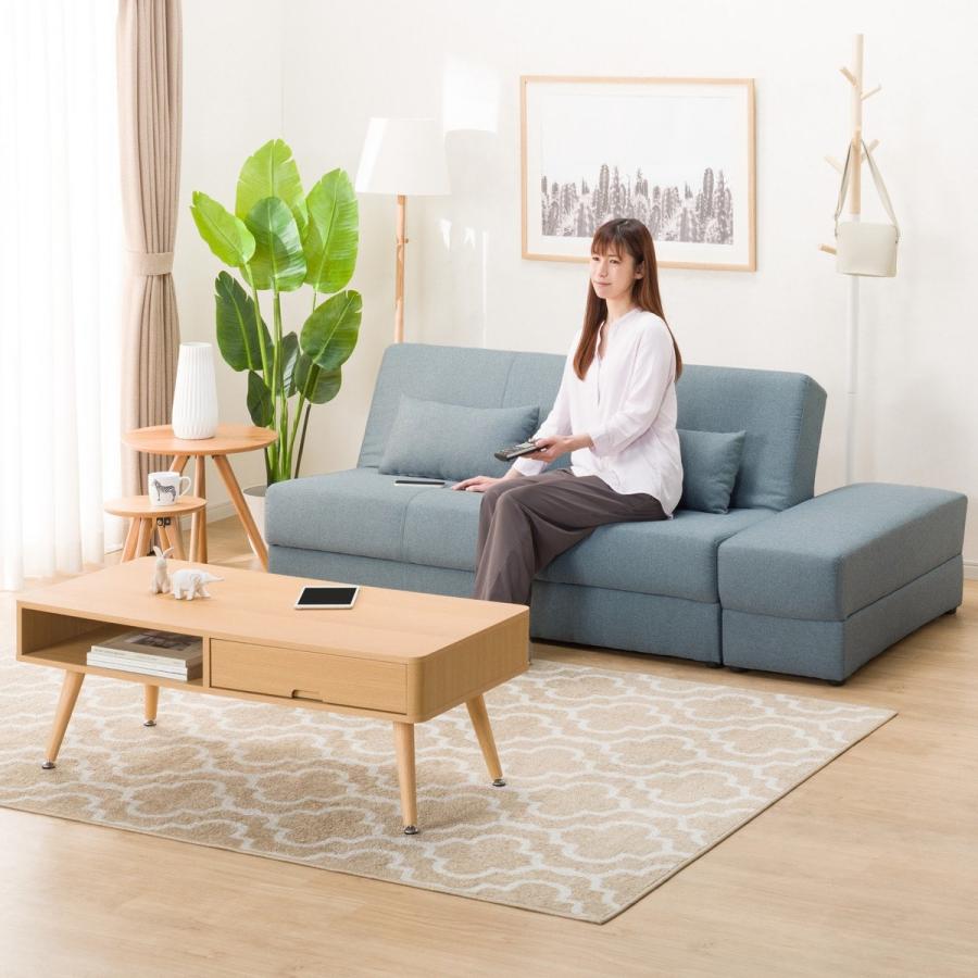 ニトリ 収納付きソファベッド ( メーベル TBL) 布 2人掛け ニトリ 収納付きソファベッド ( メーベル TBL) 布 2人掛け