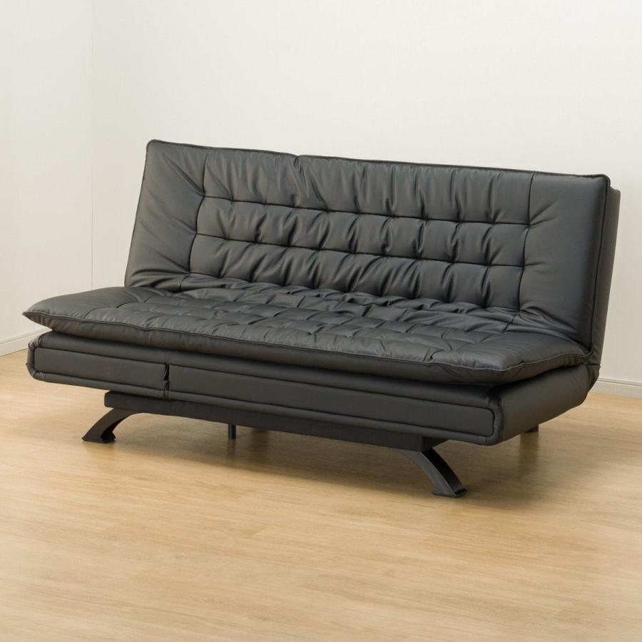 ソファベッド(Nシールド ロック2 RC BK）ニトリ 『配送員設置』 『5年 ...