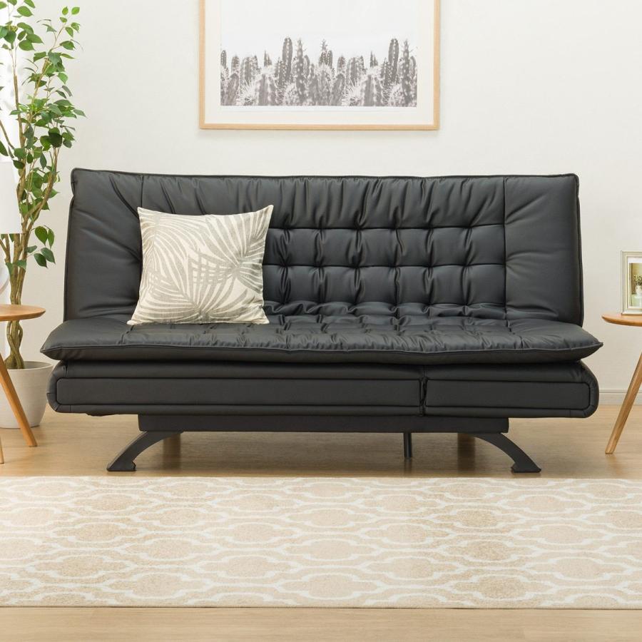 驚きの値段】 ニトリ Yahoo 店ソファベッド Nシールド ロック2 LC BK